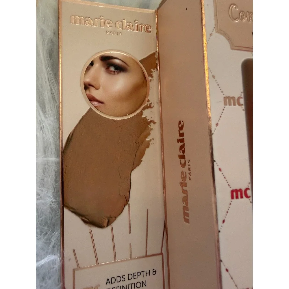 Marie Claire Paris Contour Stick Warm Brown Buildable Formula 0.25 oz New